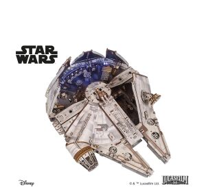 Ugears Mechanisches 3D-Puzzle aus Holz Star Wars Millennium Falcon